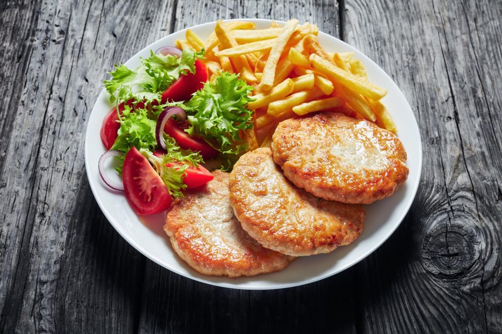 Calorie hamburger di pollo