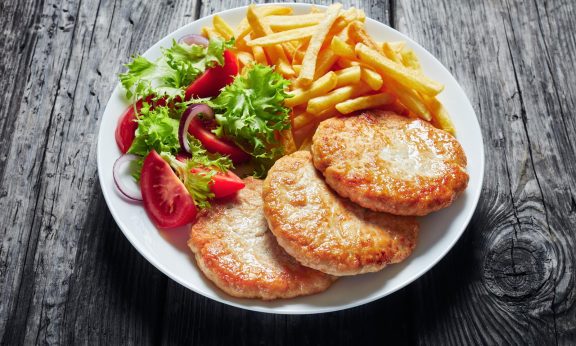 Calorie hamburger di pollo